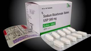 Sobiz 500 Tablets Sodium Bicarbonate TabletsUSP 500 mg [upl. by Shull]