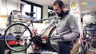 Installazione kit elettrico di GreenGo Bike [upl. by Neenej]