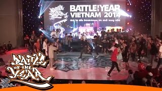 BOTY 2014 VIETNAM  PRELIMINARY  FINAL  SINE VS BIG TOE CREW BOTY TV [upl. by Treacy49]