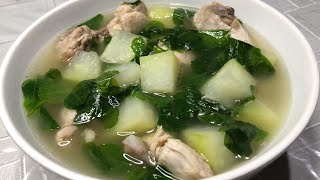 Tinolang Manok with Papaya and Malunggay Leaves Recipe Tagalog Version  Daphne Channel [upl. by Leland]