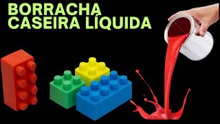 🔥BORRACHA LÍQUIDA CASEIRAServe até para MOLDES😱faça com suas próprias mãos‼️ [upl. by Ayhtak]