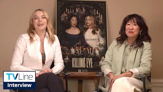 Killing Eve  Sandra Oh and Jodie Comer Pick Favorite Villaneve Moments [upl. by Eastlake819]