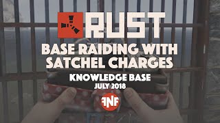 Base raiding with Satchel Charges  Knowledge base  Rust [upl. by Ilecara]