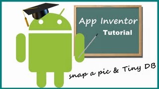 Kostenlos Android Apps erstellen Bild Knipsen und speichern in App mit Tiny DB [upl. by Seeto]