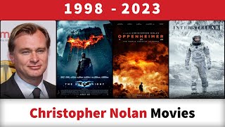 Christopher Nolan Movies 19982023 [upl. by Bucher]