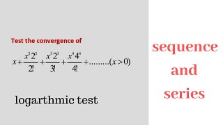 Logarithmic test method and Problem [upl. by Littlejohn330]