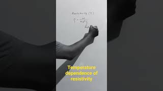 Temperature dependence of resistivity [upl. by Ainoval]