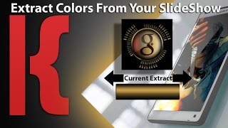 KLWP Tutorial  Extract Colors From Your SlideShow [upl. by Yc]