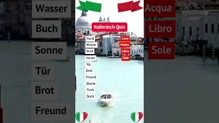 Italienisch Quiz italienischlernen italienisch [upl. by Clawson]