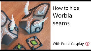 How to hide or cover Worbla seams  Cosplay tutorial [upl. by Yerffoej]