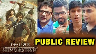 Thugs Of Hindostan PUBLIC REVIEW  First Day First Show  Aamir Khan Amitabh Katrina Fatima [upl. by Limann]