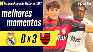 REAL MADRID X FLAMENGO – MELHORES MOMENTOS  TORNEIO PALMA DE MALLORCA 97  JOGOS HISTÓRICOS sportv [upl. by Airamalegna]