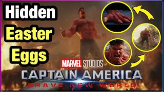 CAPTAIN AMERICA BRAVE NEW WORLD 2nd TRAILER EASTER EGG BREAKDOWN [upl. by Keiko841]