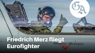 Friedrich Merz fliegt Eurofighter [upl. by Thane284]