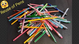 3 Best Craft Ideas Out Of Waste Pens  Reuse Of Old Pens  Best Out Of Waste Craft Ideas [upl. by Yrrum]