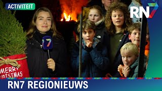 Kerstboomverbranding met prijzen in Mook  RN7 REGIONIEUWS [upl. by Atilamrac249]