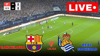 🔴EN VIVO  🔥REAL SOCIEDAD FC BARCELONA EN VIVO 🏆 LA LIGA EA SPORTS 2425 JORNADA 13🏆BARÇA HOY [upl. by Dorina]