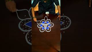 5×3 Dots Rangoli Design [upl. by Moberg]