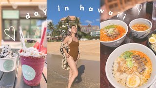 Day in the life in HAWAII  Spend the day with us desserts ramen secret beach [upl. by Shien]