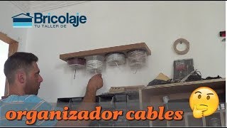 Cómo hacer ORGANIZADOR de CABLES casero 😜❤️ [upl. by Bentley256]