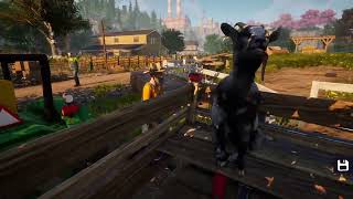 Goat Simulator 3 XB1E ep 1  Playing Goat Sim 3 Xbox One edition for the achievements [upl. by Brote]