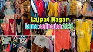 Lajpat Nagar market Delhi  Latest ethnic collection best winter collection [upl. by Joyan716]