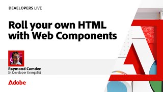 Roll Your Own HTML with Web Components  Developers Live 2024 [upl. by Pals]