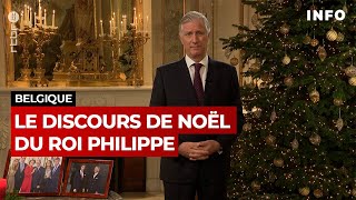 Le discours de Noël du roi Philippe  RTBF Info [upl. by Diannne]