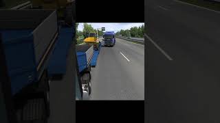 2 CAMINHÕES na MESMA FAIXA deram RUIM eurotrucksimulator2 shorts simulator truck mantgxeuro6 [upl. by Thrift]