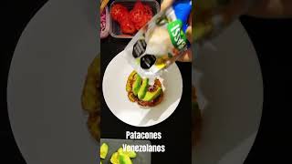 Cómo Preparas tu los Patacones Venezolanos patacon patacones venezuela food recetas [upl. by Ecirtak269]