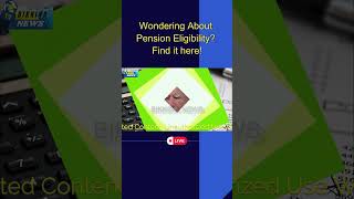 PENSION ELIGIBILITY SERVICE howtocalculatepension pensioncalculator pensioncalculation [upl. by Ettevi]