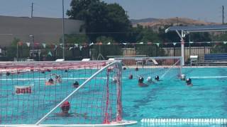 Water Polo Fight 14u Brutality Foul Player Ejected and Player Excluded [upl. by Jacquelin]