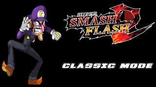 Super Smash Flash 2  Waluigi Classic Mode [upl. by Siulesoj]