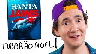 NÃO ASSISTA ESSE FILME TUBARÃO NOEL SANTA JAWS [upl. by Meyeroff]