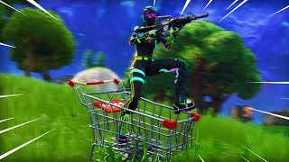 RACEN MET DE SHOPPING CART  Fortnite Battle Royale [upl. by Gemperle113]