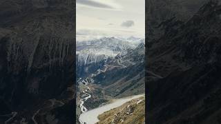 Furka pass 🇨🇭👈 switzerland inlovewithswitzerland jamesbond goldfinger videouploaded [upl. by Nosac]