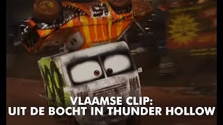 Cars Racing Sports Network  Uit de Bocht in Thunder Hollow  Disney BE [upl. by Kaleb]