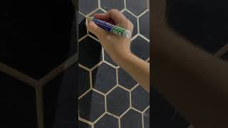 Grout Pen Brighten Up Your Tile Grout to Look New Again [upl. by Bijan334]