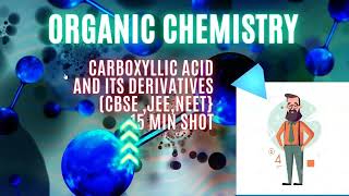 Carboxylic acid and Acid derivatives PHYSICAL AND CHEM PROPERTIES cbse jee neet class 12th 15 min [upl. by Stesha803]