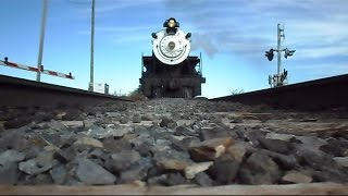 Strasburg Railroad Steam Train Runs Over My Camera Twice [upl. by Akihsar]