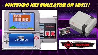 How to install Nes emulator Virtuanes on the Nintendo 3DS [upl. by Nnaitak]