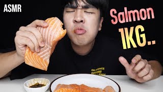 อดข้าว24ชั่วโมงกินแซลมอน1กิโลDirty ASMR [upl. by Farkas801]