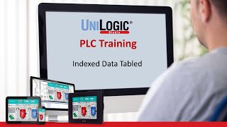 PLC Training Indexed Data TablesUniLogic for UniStream by Unitronics [upl. by Decato]