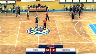 Kupa FSHB Basketball Meshkuj  TIRANA  APOLLONIA [upl. by Ewolram4]