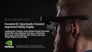 Foveated AR DynamicallyFoveated Augmented Reality Display [upl. by Etireuqram475]