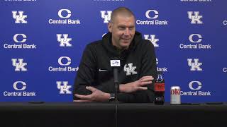 Kentucky Wildcats HC Mark Pope  Game 2 Bucknell Preview [upl. by Kirrad]