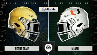 Notre Dame vs Miami Catholics vs Convicts [upl. by Siurad991]