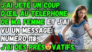 Histoires Dépouses Infidèles  Jai Jeté Un Coup Dœil Sur Le Téléphone De Ma Femme Et [upl. by Acinnej]