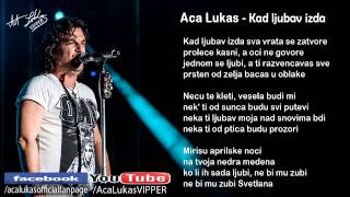 Aca Lukas  Kad ljubav izda  Audio  Live [upl. by Suedaht]