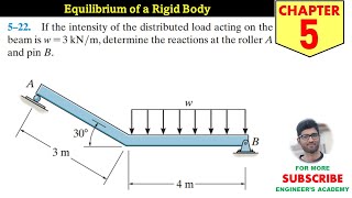 522 Equilibrium of a Rigid Body Chapter 5 Hibbeler Statics 14th Edition Engineers Academy [upl. by Irtak969]